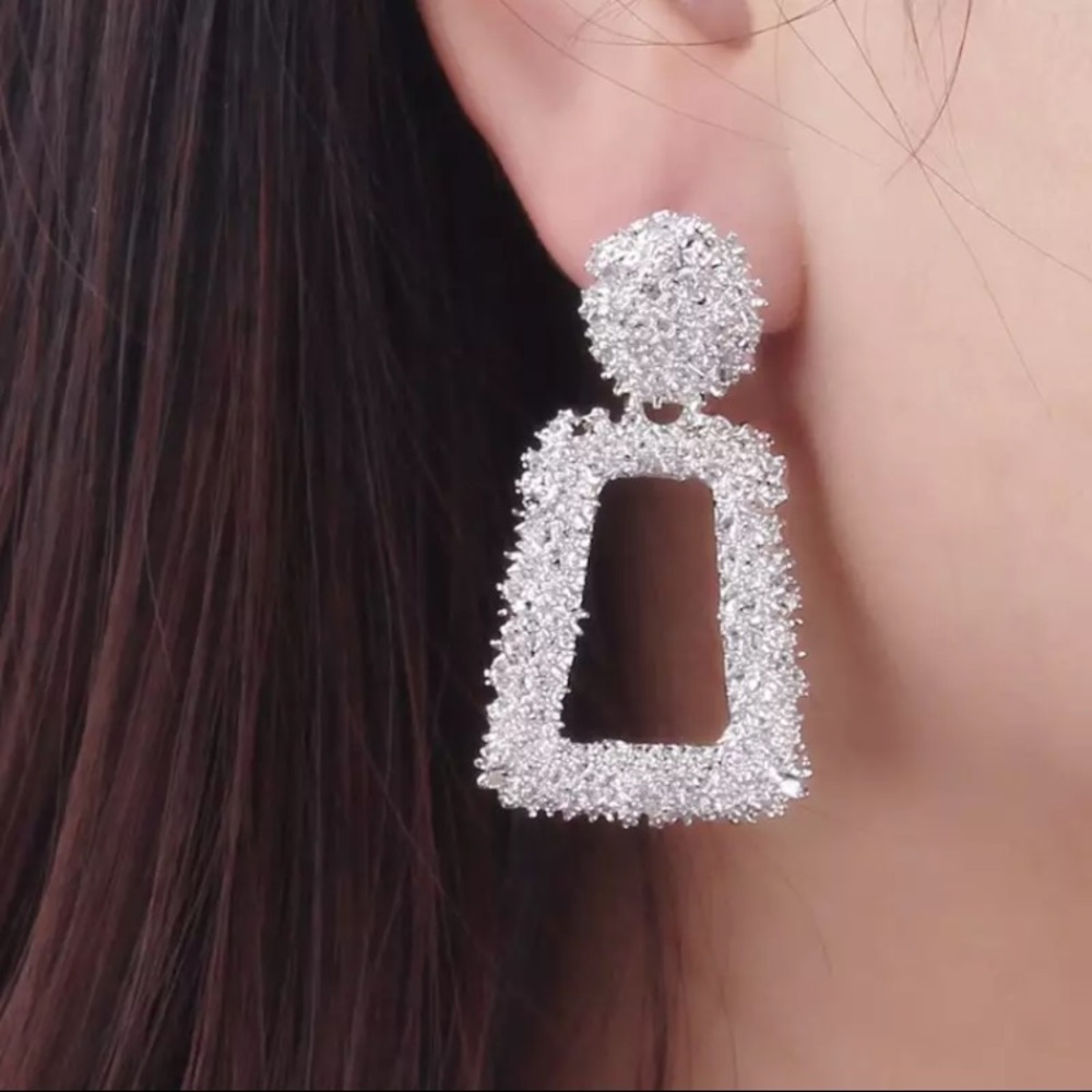 ⚜️[𝟯/$𝟭𝟴]⚜️Rose Gold Quad Textured Earrings NEW - Picture 4 of 12